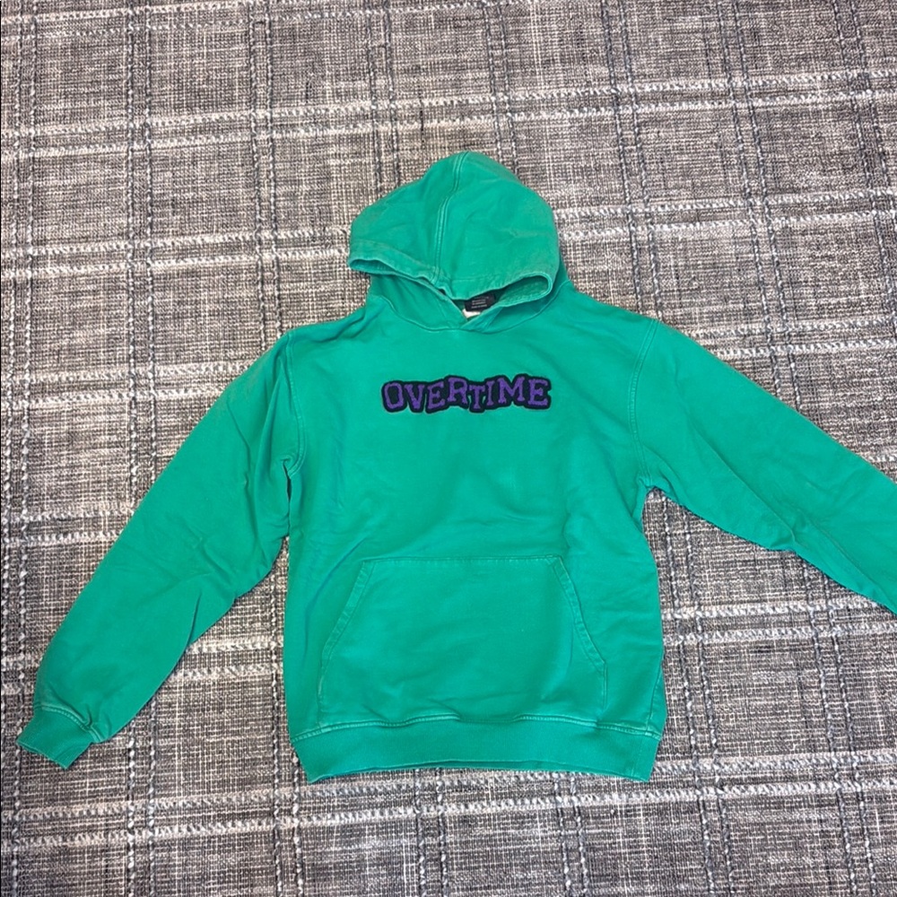 Overtime Kids Green Hoodie